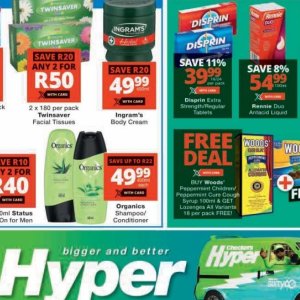 Body cream at Checkers Hyper