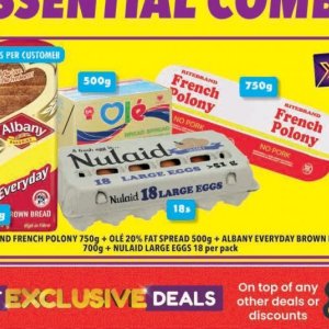 Bread at Shoprite