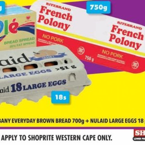 Bread at Shoprite