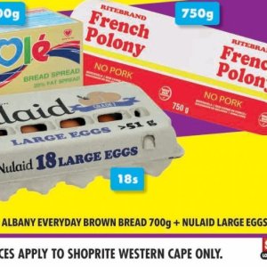 Eggs at Shoprite