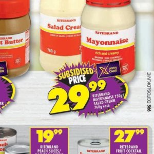Mayonnaise at Shoprite