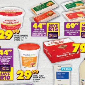 Cheese at Shoprite