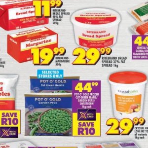 Margarine at Shoprite