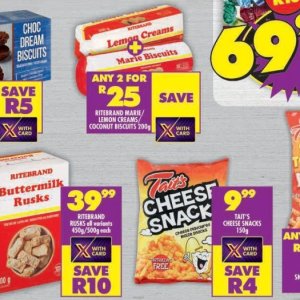 Biscuits at Shoprite