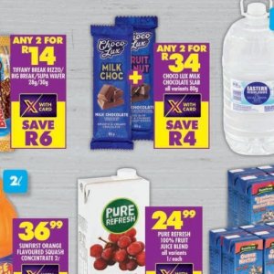 Chocolate at Shoprite