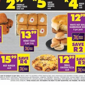 Buns at Shoprite