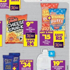 Snacks at Shoprite