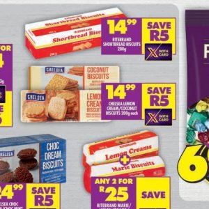 Biscuits at Shoprite