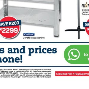 Smartphone at Pick n Pay Hyper