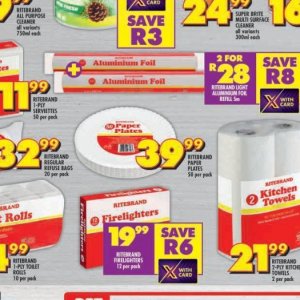 Plate at Shoprite