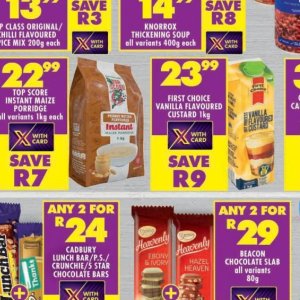 Peanut butter at Shoprite