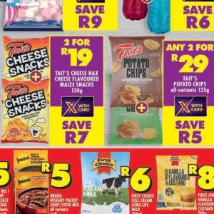 Snacks at Shoprite