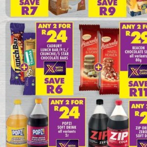 Chocolate at Shoprite