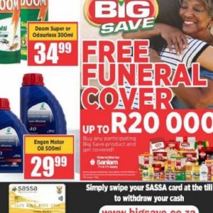 Cover at Big save
