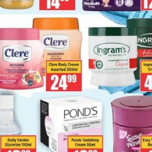 Body cream at Big save