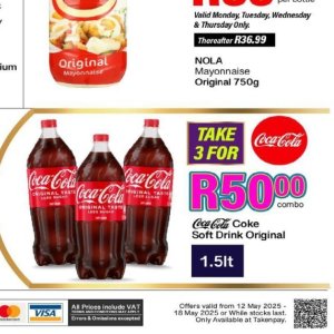 Cola at Take n Pay