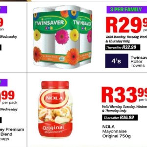 Towels at Take n Pay