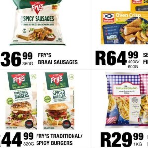 Spiced burgers at Take n Pay
