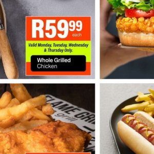 Grilled chicken at Take n Pay