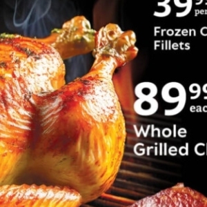 Grilled chicken at Oxford freshmarket