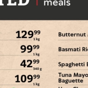 Spaghetti at Oxford freshmarket