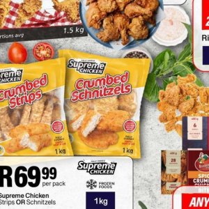 Schnitzel at Take n Pay