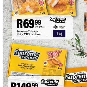 Schnitzel at Take n Pay