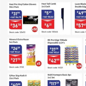 Razor at Africa Cash and Carry