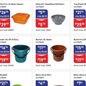 Bucket at Africa Cash and Carry