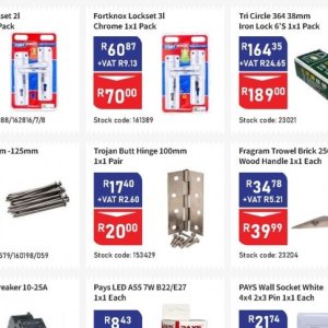  hinge at Africa Cash and Carry