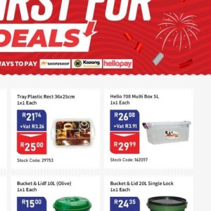 Box at Africa Cash and Carry