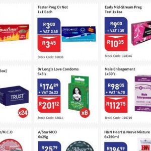 Condoms at Africa Cash and Carry