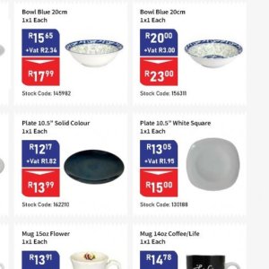 Plate at Africa Cash and Carry