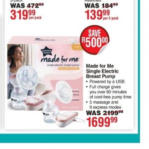 Breast pump at Dis-Chem Pharmacies