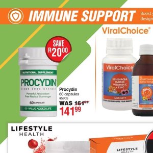 Vitamins at Dis-Chem Pharmacies