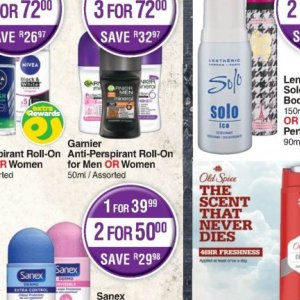 Roll-on at Dis-Chem Pharmacies