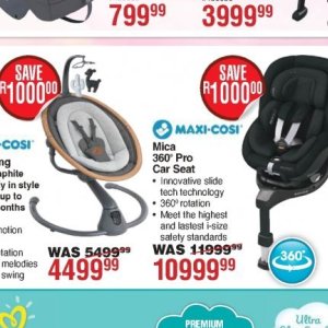 Car seat at Dis-Chem Pharmacies