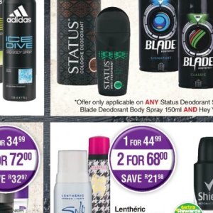 Deodorant at Dis-Chem Pharmacies