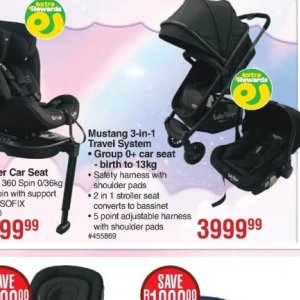Car seat at Dis-Chem Pharmacies