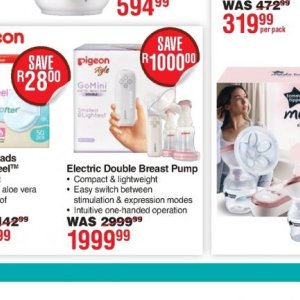 Breast pump at Dis-Chem Pharmacies