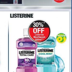 Mouthwash listerine  at Dis-Chem Pharmacies