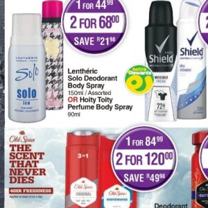 Body spray at Dis-Chem Pharmacies