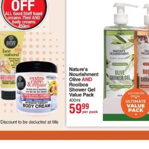 Shower gel at Dis-Chem Pharmacies