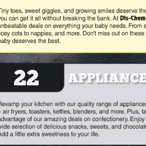 Appliances at Dis-Chem Pharmacies
