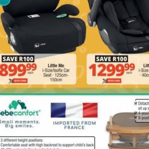 Car seat at Checkers
