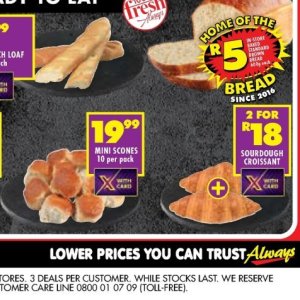 Croissant at Shoprite