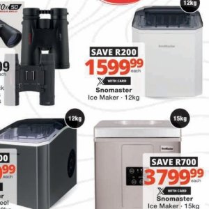 Ice maker at Checkers