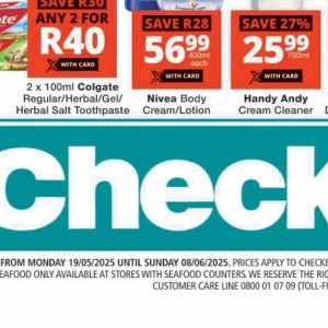 Butter at Checkers
