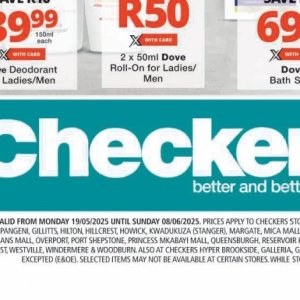   at Checkers