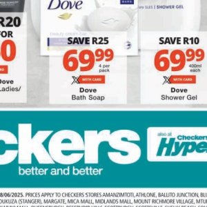 Soap dove  at Checkers